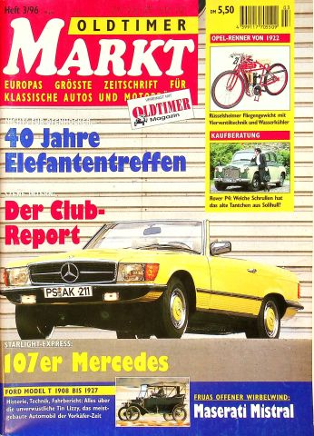 Oldtimer Markt 03/1996 Oldtimer Markt 03/1996